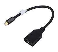 AD-0003-BK adapter DisplayPort female, DisplayPort mini male 0.1 m ABS LANBERG