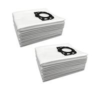 AD-6 PCS 12PCS Vacuum Cleaner Dust Bags。 Compatible for Karcher MV4 MV5 MV6 WD4 WD5 WD6 WD4000-WD5999 (Color : White 2 set)