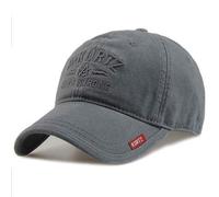 AD-BCrbgen 56-62cm Cotton Soft Sun hat Big Bone Men's Casual Pointed Cap Men's Large Baseball Cap (Color : Dark Grey, Size : One Size)