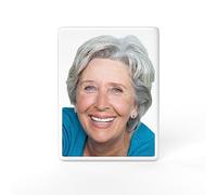 AD FONTES Memorial Picture Ceramic Portrait Photo, Personalized Porcelain Waterproof for Grave Decorations, Rectangular Plaque Urn Gravestone Monument Tombstone, Custom Tile Cameo Inserts