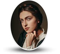 AD FONTES Memorial Picture Ceramic Portrait Photo, Personalized Porcelain Waterproof for Grave Decorations, Rectangular Plaque Urn Gravestone Monument Tombstone, Custom Tile Cameo Inserts