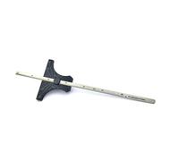 AD INTERNATIONAL 6'' Depth Gauge, Stainless Steel, Metric & Imperial Standards
