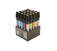 AD Marker The Original Chartpak, Tri-Nib, 25 Assorted Landscape Colors in Tabletop Cube, 1 Each (L)