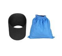 AD-Textile Dust Collector Fabric Bags Wet And Dry Foam Filter Compatible With Karcher MV1 WD1 WD2 WD3 Vacuum Cleaner Parts Blue Cloth Cover