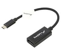 AD-UC-DP-01 adapter USB 3.1 DisplayPort female, USB C male nickel-plated LANBERG