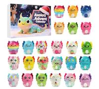Ad-vent Calendar, Timeless Design Appeal, 24pcs, 24 Days Christmas Countdown Calendar, 2D Acrylic Axolotl Advent Ornament Set, Fun Family Holiday Activity, For Kids, Teens And Adults