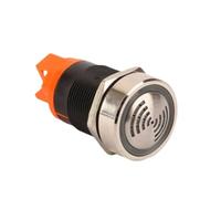 AD16-22SM Flash LED Alarm Indicator Light Signal Lamp Flashmetal Buzzer DC12V DC24V AC 220V 22mm Intermittent sound IDGTTLDF(22mm Self-locking,RED LED_220V)