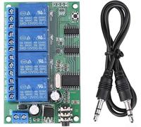 AD22B04 12V DC 4 Channel Relay Decoder For Remote On Off Control Via PSTN Telephone Tones Without Internet Or Network Connection