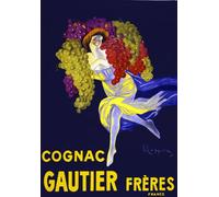 AD28 Vintage 1900's Gautier Frres French Cognac Drink Beverage Alcohol Advertisment Advertising Poster - A3 (432 x 305mm) 16.5" x 11.7"