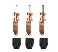 AD5X Hotend Nozzle Kit, 3 Pack 0.4mm Hardened Steel Integrated Nozzle with 3 Silicone Covers - All-Metal High-Temp Resistant (300℃) for PLA/ABS/PETG/TPU, OEM Replacement for Flashforge AD5X 3D Printer