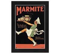 AD63 Vintage Marmite Classic Food Condiment British Advertisement Framed Poster Print Re-Print - A3