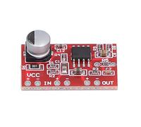 AD828 Amplified Board Module Two Channel Design Stable Durable Dynamic Microphone Preamplifier Board for Guitar Erhu Musical Instruments Plastic 25x16mm