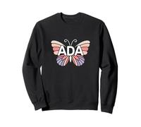 Ada Butterfly - Personalized Cute Name Word Art Sweatshirt