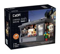 aDA Coffee House Modular Building Set 768 Pieces Cafe Model Kit Ages 14+