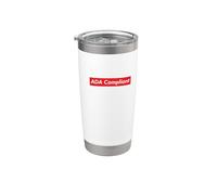 ADA Compliant Accessibility Disabilities Handicapped Rights Stainless Steel Insulated Tumbler