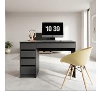Ada Desk Robust Laminated Board With Abs Edges Anthracite