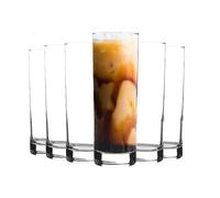 LAV 12x Clear 315ml Ada Highball Glasses - Tall Hi Ball Glass Water Gin Juice Cocktail Drinking Glassware Tumblers Set