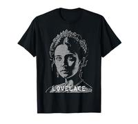 Ada Lovelace Binary Computer Code Mathematician Portrait T-Shirt