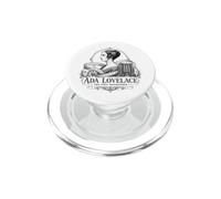 Ada Lovelace First Programmer Portrait Science Pioneer PopSockets PopGrip for MagSafe