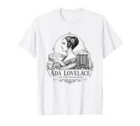 Ada Lovelace First Programmer Portrait Science Pioneer T-Shirt
