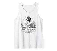 Ada Lovelace First Programmer Portrait Science Pioneer Tank Top