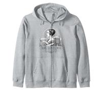 Ada Lovelace First Programmer Portrait Science Pioneer Zip Hoodie