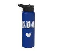 Ada Name Cute Heart Retro Love Ada Stainless Steel Insulated Water Bottle