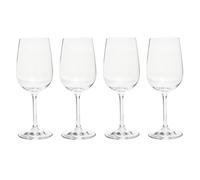 Premier Housewares Set Of 4 Lead Free Crystal Wine Glasses | Lead Free Crystal Design Wine Glasses For Parties | Versatile Cocktail Glasses For Kitchen, Bedroom, Livingroom