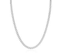 Adabele 304 Grade Surgical Stainless Steel Diamond-Cut Cuban Curb Chain Necklace 2mm 3mm 4.5mm 5mm 6mm Tarnish Resistant Hypoallergenic Jewelry 18 20 22 Inch, 22 Inch - 2pcs, Stainless Steel, No