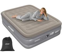 Adabt King Air Bed Inflatable Air Mattress Raised Built-In Electric Pump Luxury