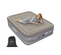 ADABT Luxury Air Bed King Size Air Mattress with Built-in Electric Pump in Light Grey ADABT Light Grey King