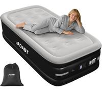 Adabt Single Air Bed Inflatable Air Mattress High Raised Built-In Electric Pump