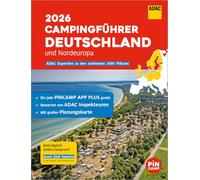 ADAC - Camping Guide Germany & Northern Europe 2026 - Includes 1 year PINCAMP App voucher (€11.99)
