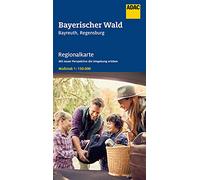 ADAC Regionalkarte Blatt 13 Bayerischer Wald 1:150 000: Bayreuth, Regensburg