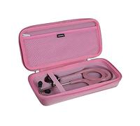 Adada Hard Travel Case for 3M Littmann Classic III Monitoring Stethoscope (Pink)