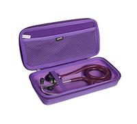 Adada Hard Travel Case for 3M Littmann Classic III Monitoring Stethoscope (Purple)
