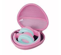 Adada Hard Travel Case for Anker Soundcore Life Q20 /Anker Soundcore Life Q30 Hybrid Active Noise Cancelling Headphones (Pink)