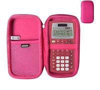 Adada Hard Travel Case for Texas Instruments TI-30XIIS Scientific Calculator (Only Case) (Red)