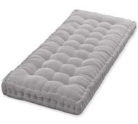 adadvo Bench Cushion 150 x 40 120 100cm 48 36 60 16 inch for Outdoor Furniture Porch Swing Cushions Bench Cushion Outdoor 135 150 90 130 160cm Garden Bench Seat Cushion(Light Gray,150x30 cm 59x12 in)