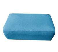 adadvo Stretch Fabric Ottoman Cover Rectangular Stool Covers Square Storage Foot Stool Furniture Protector Slipcover with Elastic Bottom(G9,48-78x38-58x30-50)