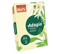 Rey Adagio Card A4 160gsm Canary (Ream 250) ADAGI160X473