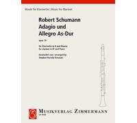 Adagio and Allegro A flat major op. 70 clarinet in Bb and piano (intermediate) S