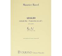 Adagio assai (from Concerto in G-major). Piano Solo.