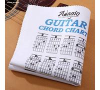 Adagio Microfibre Guitar Chord Chart Cleaning Cloth - for polishing and applying cleaner or lemon oil to strings and frets. Also great for cars and windows!