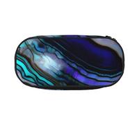 ADAhgu Abalone Nacre Print Pencil Case Pouch School Students Travel Office Use Stationery Makeup Organizer
