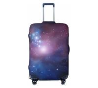 ADAhgu Blue & Purple Galaxy Print Stretchable Suitcase Cover Universal Elastic Home Luggage Protector Business Trip