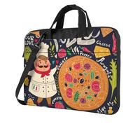 ADAhgu Chef Pizza Print Stylish And Protective Laptop Bag Lightweight And Versatile For Work Travel