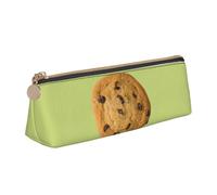 ADAhgu Chocolate Cookie Print Versatile Usage Lightweight Pencil Case Pouch Zippered Pen Storage School Students