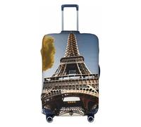 ADAhgu Cityscape Paris Eiffel Tower France Print Fashionable Suitcase Cover Personalized Luggage Protector for Travel and Business