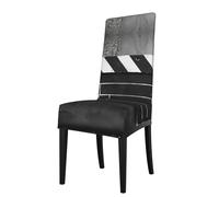 ADAhgu Classic Movie Clapboard Black Print Functionality Versatile Stretch Dining Chair Covers Waterproof Seat Covers Chairs